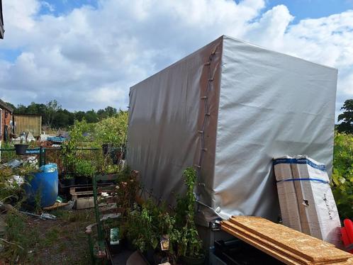 Bash met frame voor een 2 as remorque, Auto diversen, Aanhangers en Bagagewagens, Gebruikt, Ophalen