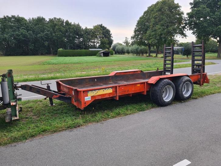Tobroco TW1.9x5 oprijwagen 5 tons oprijkar kuip dieplader, Zakelijke goederen, Overige Zakelijke goederen, Ophalen
