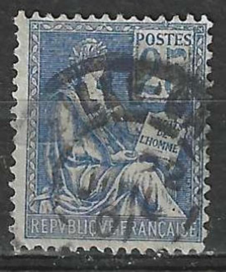 Frankrijk 1900/1901 - Yvert 118 - Type Mouchon - 25 c. (ST), Postzegels en Munten, Postzegels | Europa | Frankrijk, Gestempeld