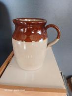 Mooie kruik in aardewerk in 2 kleuren ,inhoud 1,5 liter.
Enk, Enlèvement
