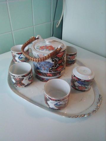 Japan's Thee Servies SET AFHALING LEES BESCHRIJVING beschikbaar voor biedingen