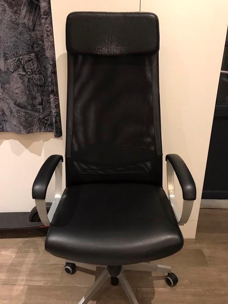 BUREAUSTOEL İN GOEDE STAAT !!, Maison & Meubles, Chaises de bureau, Utilisé, Chaise de bureau, Noir, Ergonomique, Chaise de bureau de gaming