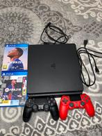 Ps4 slim + 2 games + 2 controllers, Consoles de jeu & Jeux vidéo, Consoles de jeu | Sony PlayStation 4, Comme neuf, Enlèvement ou Envoi