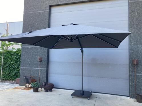 (61) Meerdere zweefparasols led verlichting en hoes gratis, Jardin & Terrasse, Parasols, Neuf, Inclinable, Enlèvement