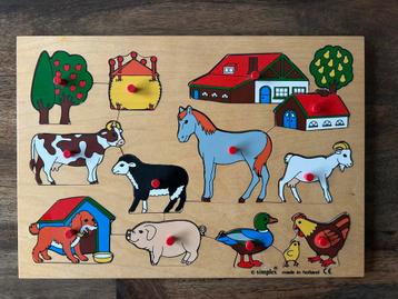 Inlegpuzzel thema boerderij beschikbaar voor biedingen