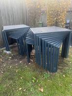 Moderne stapelbare horeca/terras tafels, Ophalen, Zo goed als nieuw, Metaal