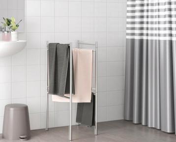 Ikea Brogrund Porte-serviettes extensible, acier inoxydable disponible aux enchères