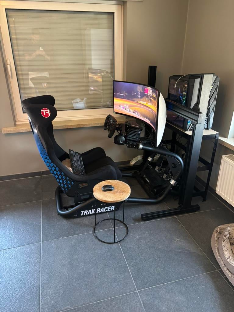 Volledige simrig met pc, Games en Spelcomputers, Spelcomputers | Overige Accessoires, Zo goed als nieuw, Fanatec, PC, Ophalen