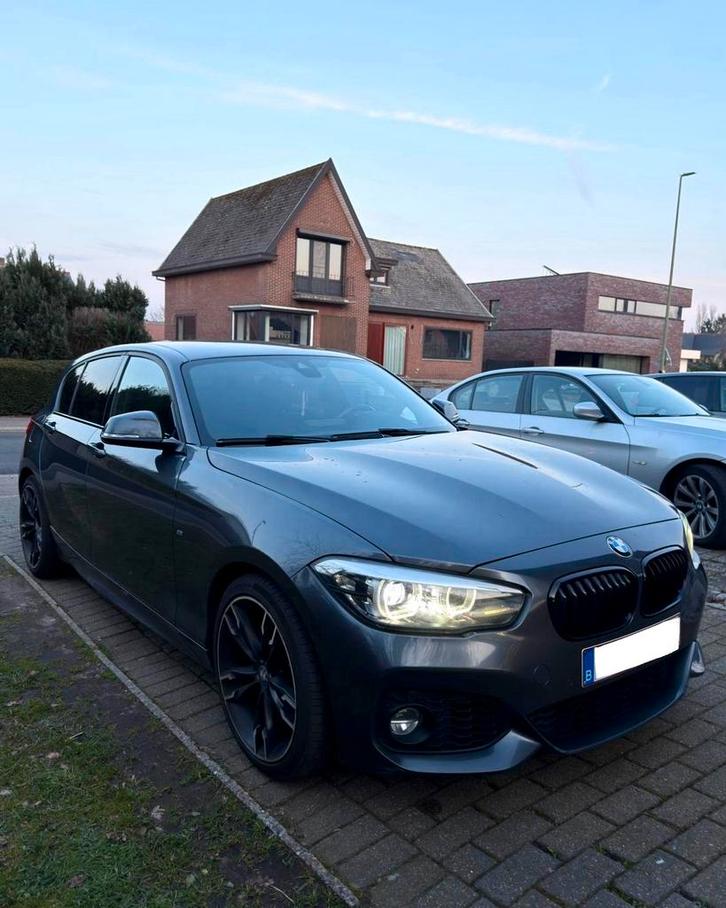 BMW F20 LCI 118i – 2018 | M-Pakket | Automaat, Auto's, BMW, Particulier, 1 Reeks, ABS, Adaptieve lichten, Airbags, Airconditioning