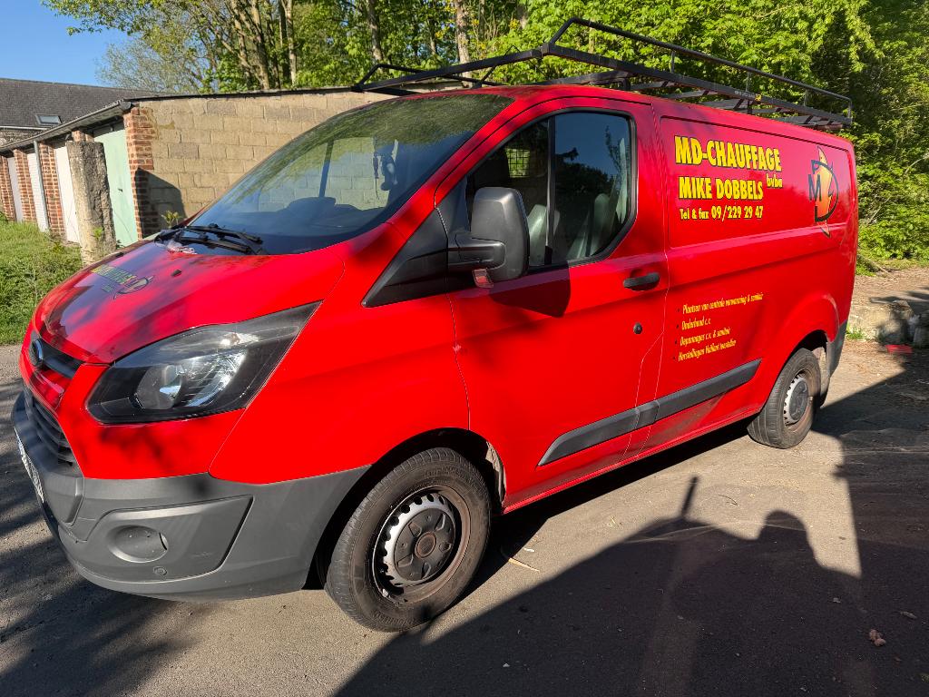 Ford Transit Custom 2.2 DTCI Modèle 2014, Autos, Camionnettes & Utilitaires, Euro 5, Achat, 3 places, Boîte manuelle