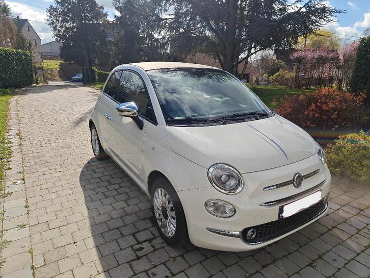 Fiat 500 Cabrio - 49.047 KM - Courroie distribution OK, Autos, Fiat, Particulier, Air conditionné, Bluetooth, Ordinateur de bord