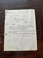 brief 1923 Louis Druyts Tabak Aniwerpen, Ophalen of Verzenden, Brief