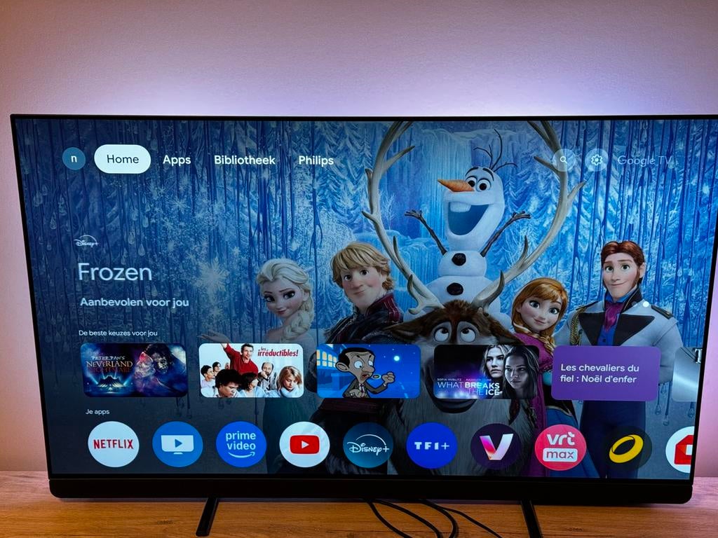 Philips 55 inch OLED type 909, TV, Hi-fi & Vidéo, Télévisions, Enlèvement, Comme neuf, OLED, Philips