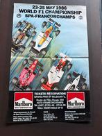 affiche 1986 F1 SPA Francorchamps, Enlèvement ou Envoi, ForTwo