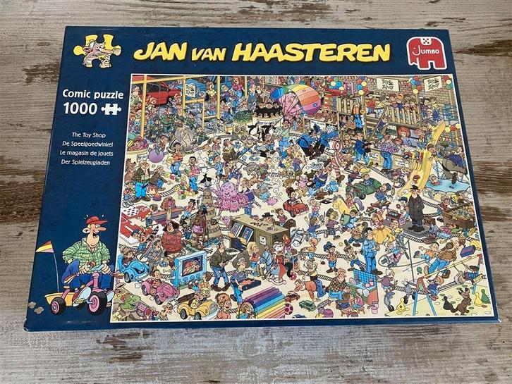 jan van haasteren - de speelgoedwinkel 1000 stuks [s2015], Hobby en Vrije tijd, Denksport en Puzzels, Zo goed als nieuw, Verzenden