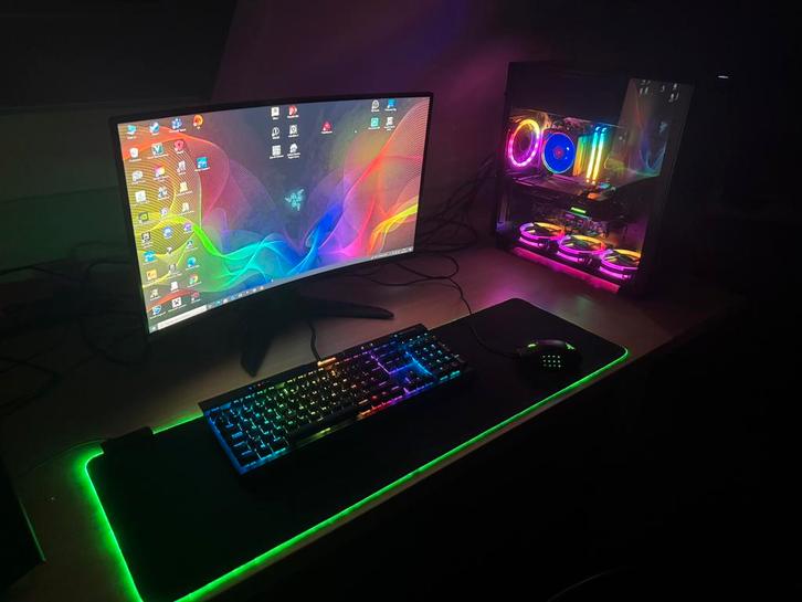 Volledige game setup met originele dozen, Computers en Software, Desktop Pc's, Zo goed als nieuw, HDD, Gaming, Ophalen