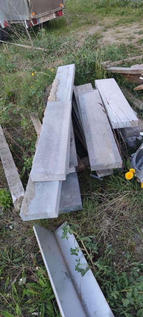 Partij dorpels / blauwe steen arduin, Bricolage & Construction, Briques, Utilisé, Pierres naturelles, Enlèvement