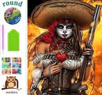 Peinture au diamant cowgirl 50x40cm (ronde), Envoi, Neuf, Bricolage