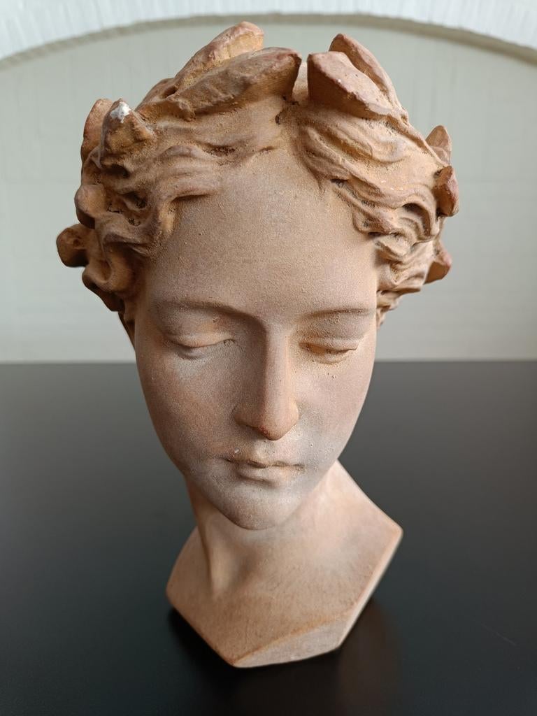 Ancien buste de Vénus de style art nouveau., Antiquités & Art, Art | Sculptures & Bois, Enlèvement ou Envoi, Pierre ou céramique