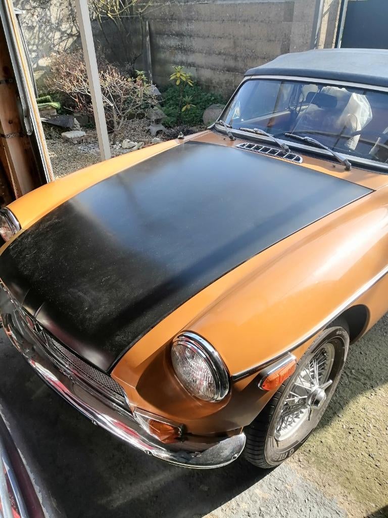 MGB ROASTER 1974, Auto's, Oldtimers, Particulier, MG, Benzine, Cabriolet, 2 deurs, Handgeschakeld, Overige kleuren, Overige kleuren