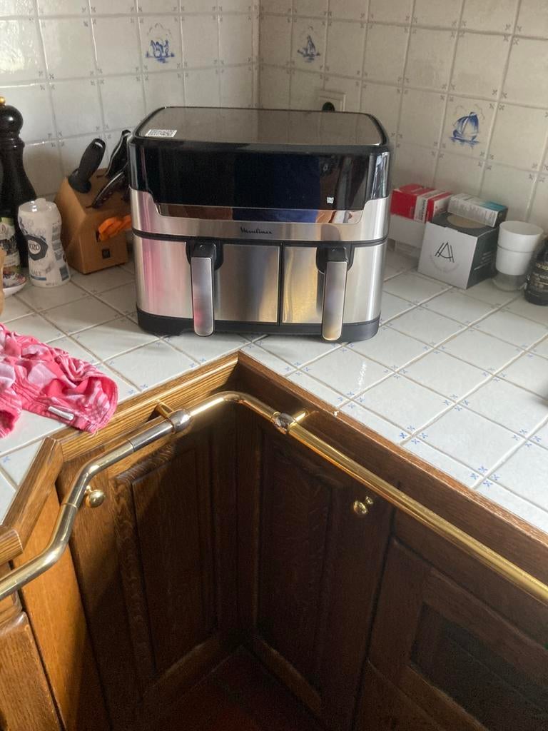 Airfraer moulinex, Overige typen, Ophalen, Nieuw, Zwart