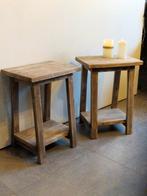Nachttafel set Boerderijstijl Handgemaakt, Enlèvement, Neuf