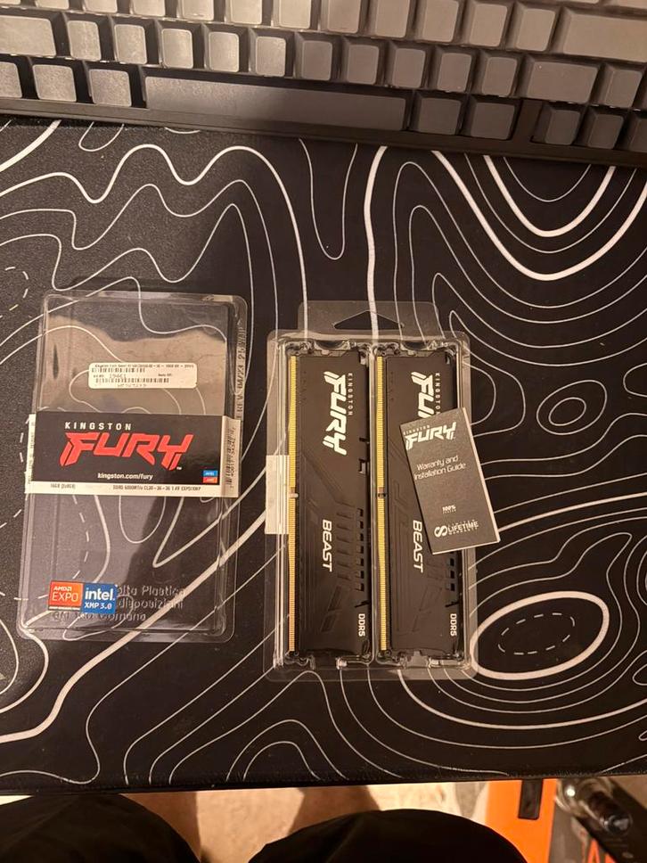 Kingston Technology FURY Beast, Informatique & Logiciels, Mémoire RAM, Desktop, 16 GB, DDR5, Enlèvement ou Envoi