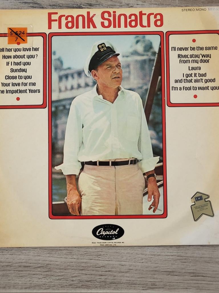 Vinyl lp Frank Sinatra jazz, Enlèvement, Jazz