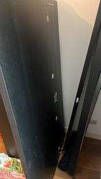 Bed malm 160x200, Huis en Inrichting, Ophalen, Gebruikt, Zwart, Tweepersoons