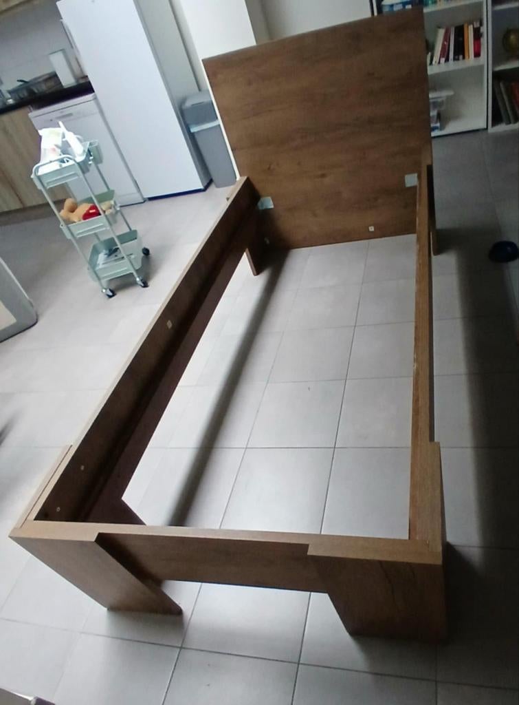 Bed 90x200, Huis en Inrichting, Slaapkamer | Bedden, Ophalen