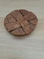 schaal in teak 30 cm, Ophalen of Verzenden