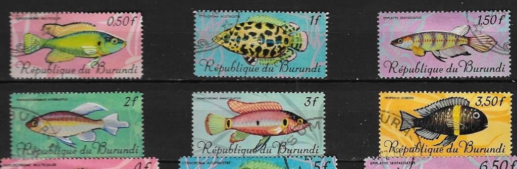 Timbres Animaux Poissons, Envoi, Affranchi