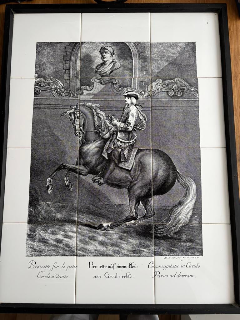 Gravure murale en carrelages de RIdinger, Enlèvement