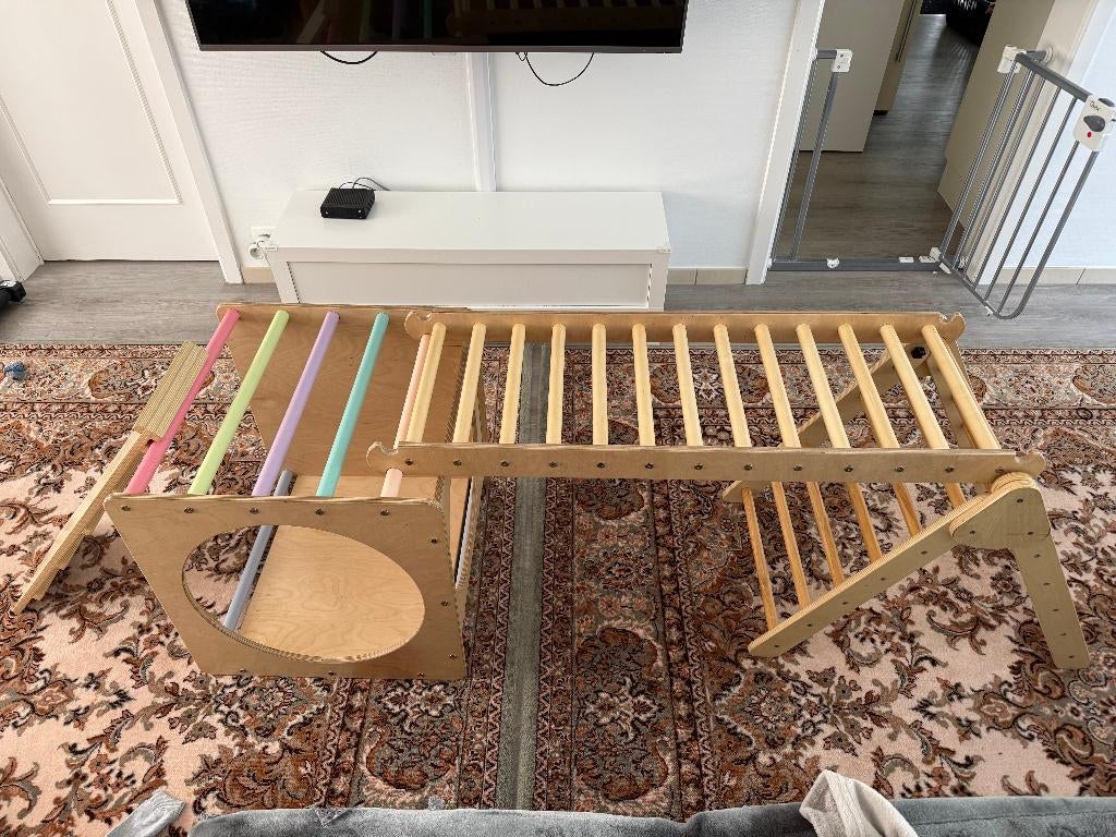 Cadre d'escalade, toboggan, cube, coin de jeux, Enfants & Bébés, Enlèvement, Utilisé