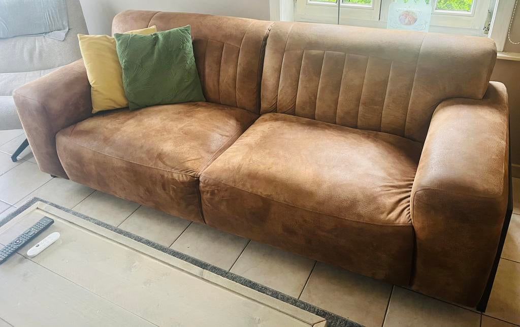 Salonset Sommer Texas 16 Caramel 2-zit+3 -zit, Ophalen, Zo goed als nieuw