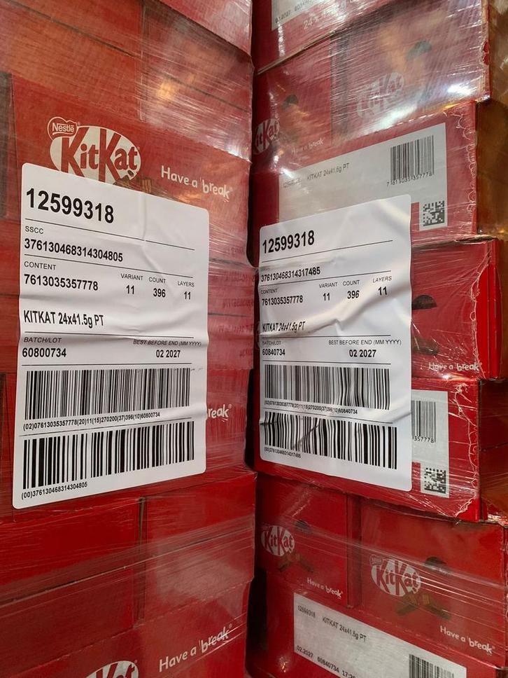 Lot KitKat chocolat, Diversen, Levensmiddelen, Ophalen