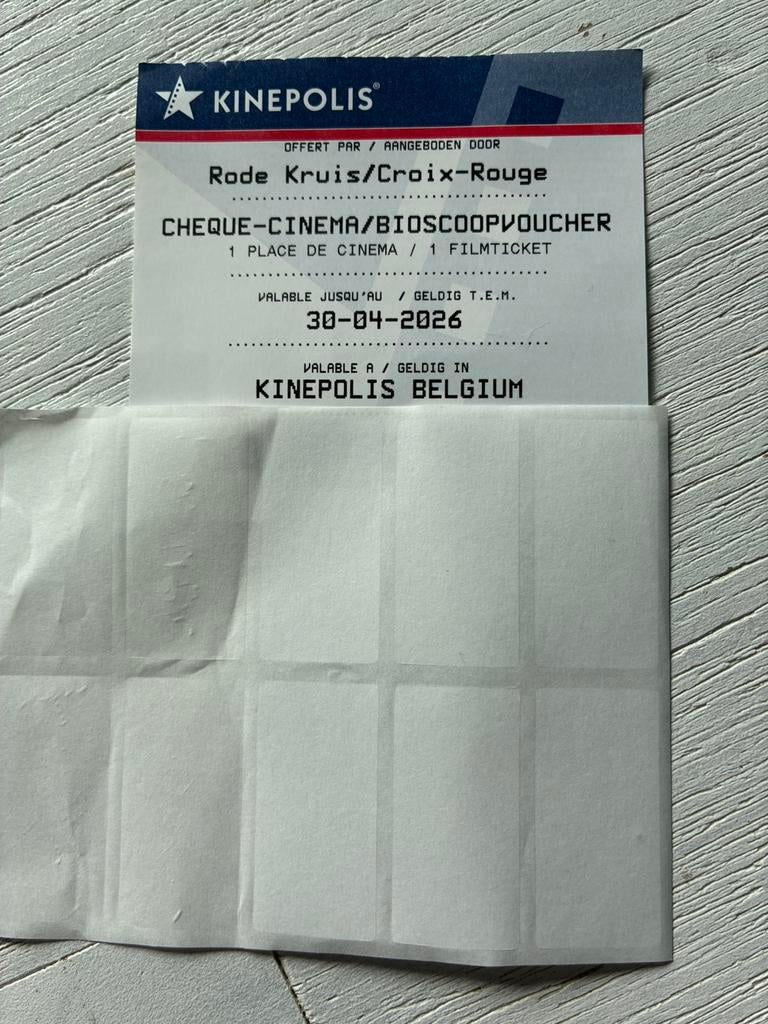 Bioscoopticket kinopolis, Tickets & Billets, Places de cinéma