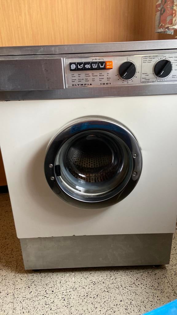 Wasmachine Olympia 1001 belgische makelij, Ophalen, Gebruikt, 4 tot 6 kg, Voorlader