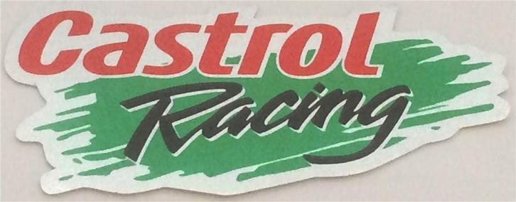 Castrol Racing metallic sticker #12, Motoren, Accessoires | Stickers, Verzenden