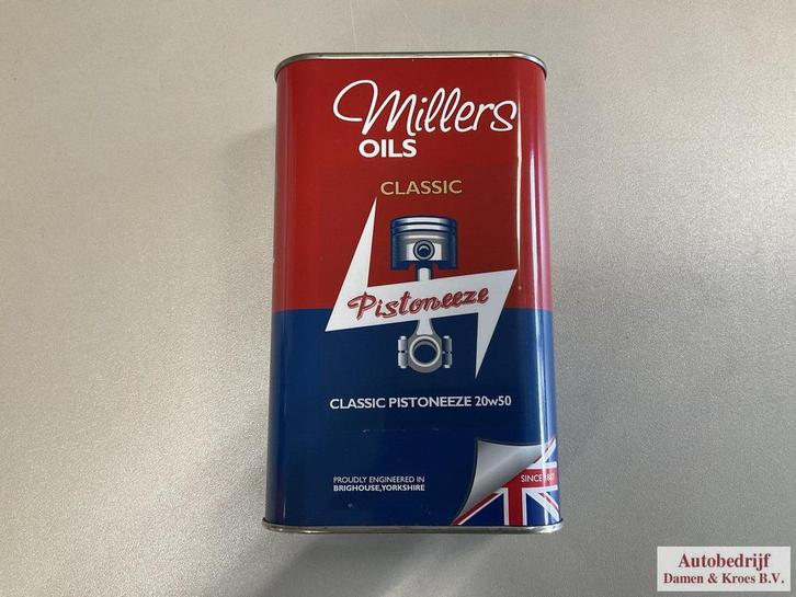 Millers Oils Classic Pistoneeze Motorolie 20W50, Autos : Divers, Produits d'entretien, Enlèvement ou Envoi