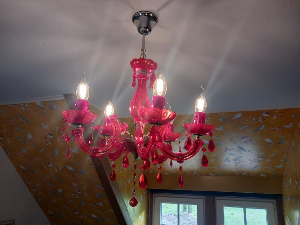 Luster, Ophalen, Glas