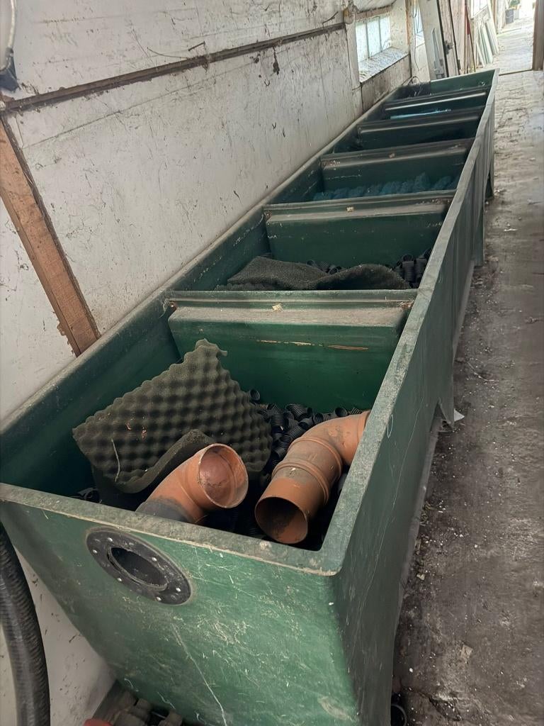 Filterbak voor koi karpers L 4.20 m, Ophalen, Gebruikt