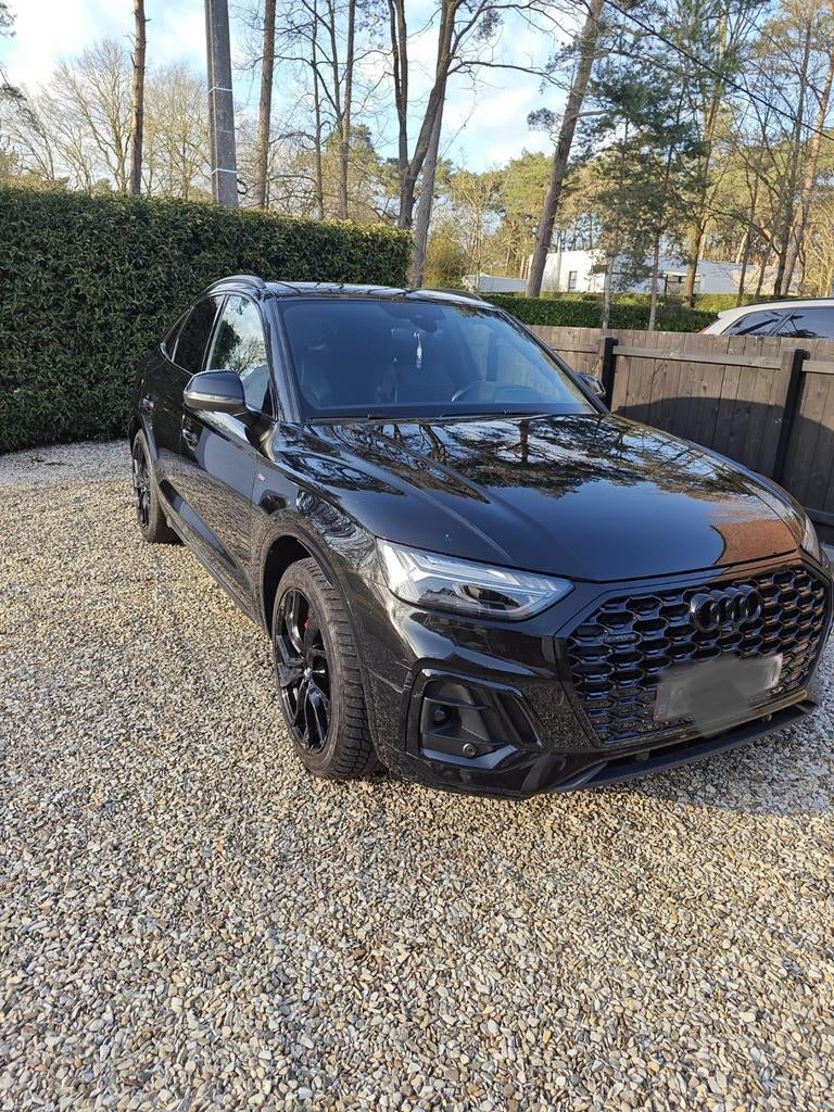 Audi Q5 sportback 55 TSFI E quattro, Auto's, Audi, Automaat, Q5, Zwart, Leder
