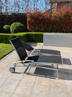 Ligstoelen Azur - 2 stuks, Tuin en Terras, Ophalen, Gebruikt, Aluminium, Verstelbaar