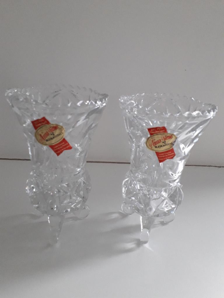 Glazen schalen of vazen zo goed als nieuw, Enlèvement, Comme neuf, Verre