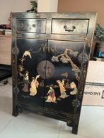 Chinese lakkast lak kast jaren 80-90, Ophalen