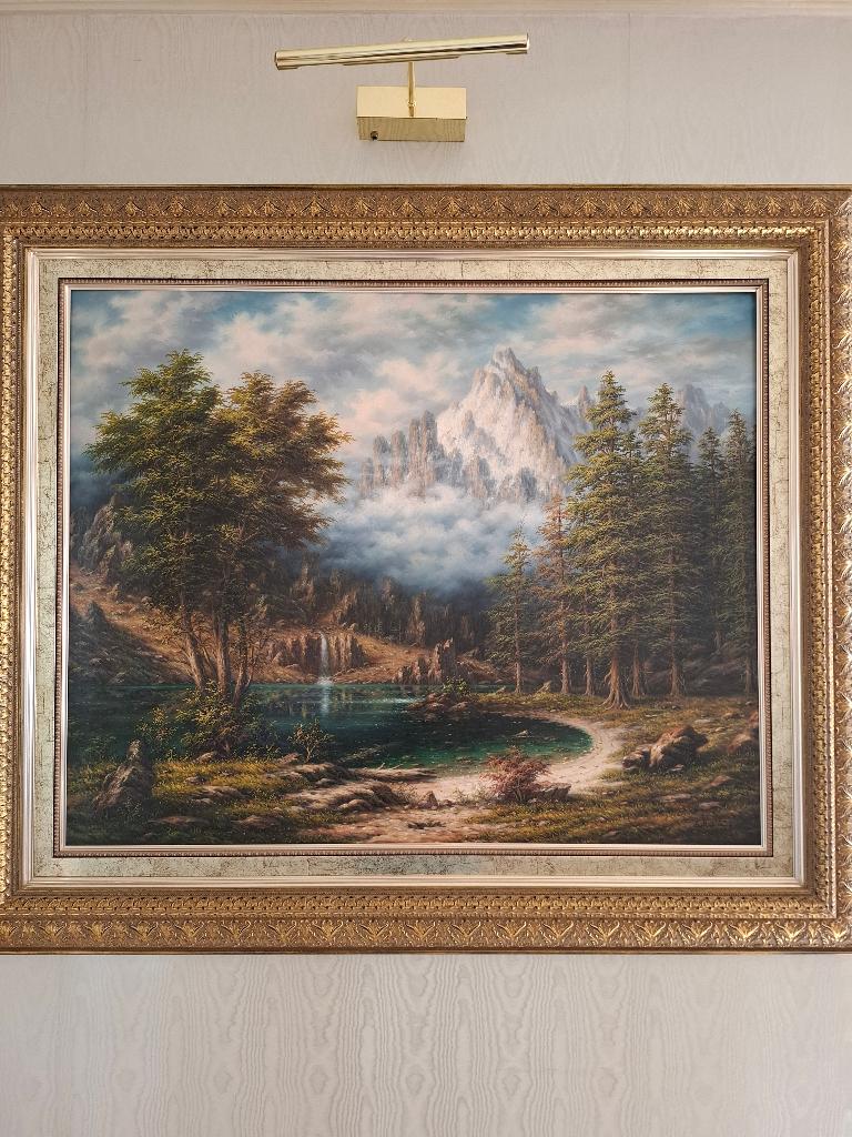 kader schilderij landschap, Antiek en Kunst, Ophalen