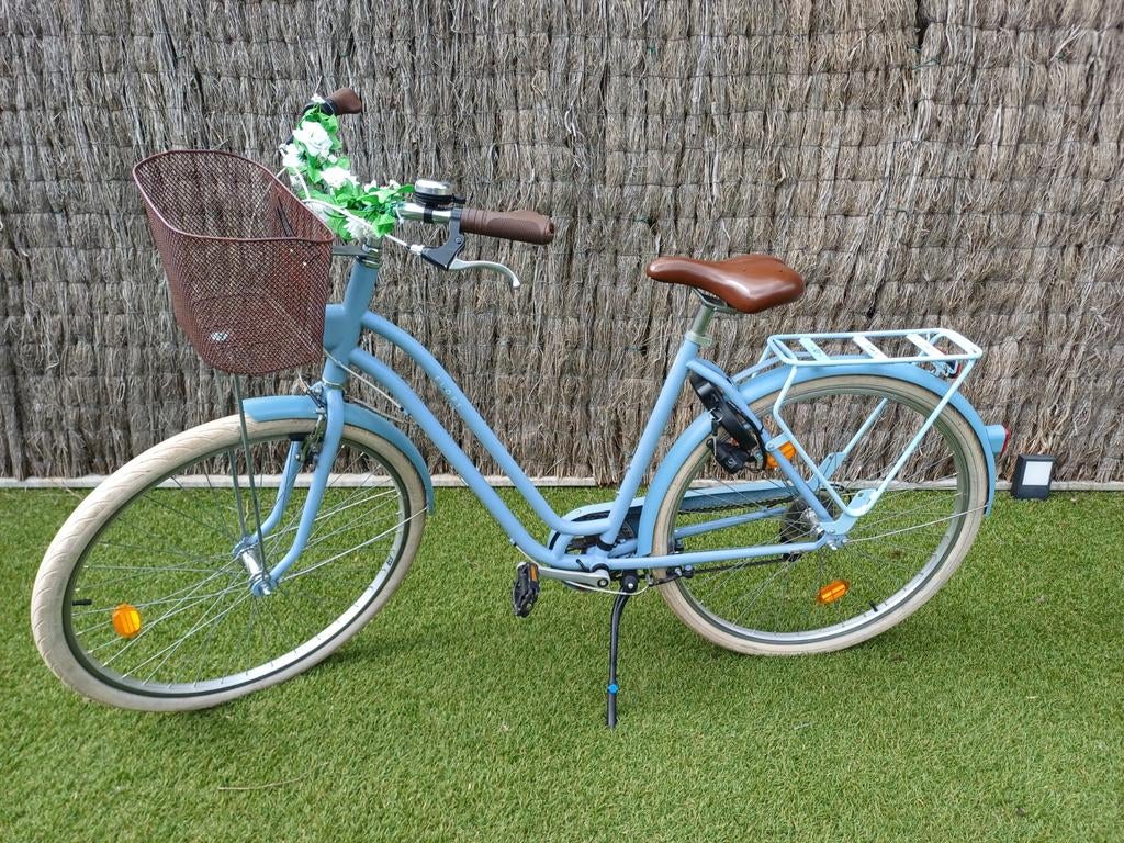 Elops Lichtblauwe grote meisjesfiets 28 inch, Vélos & Vélomoteurs, Vélos | Filles, Enlèvement, 26 pouces ou plus, Elops ( Decathlon )