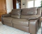 Ensembre canapés cuir 3 et 2 places, Maison & Meubles, Canapés | Salons, Enlèvement, Utilisé, Cuir