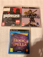 PS3 games lot – Wolfenstein, Darksiders, Book of Spells, Games en Spelcomputers, Ophalen, Zo goed als nieuw